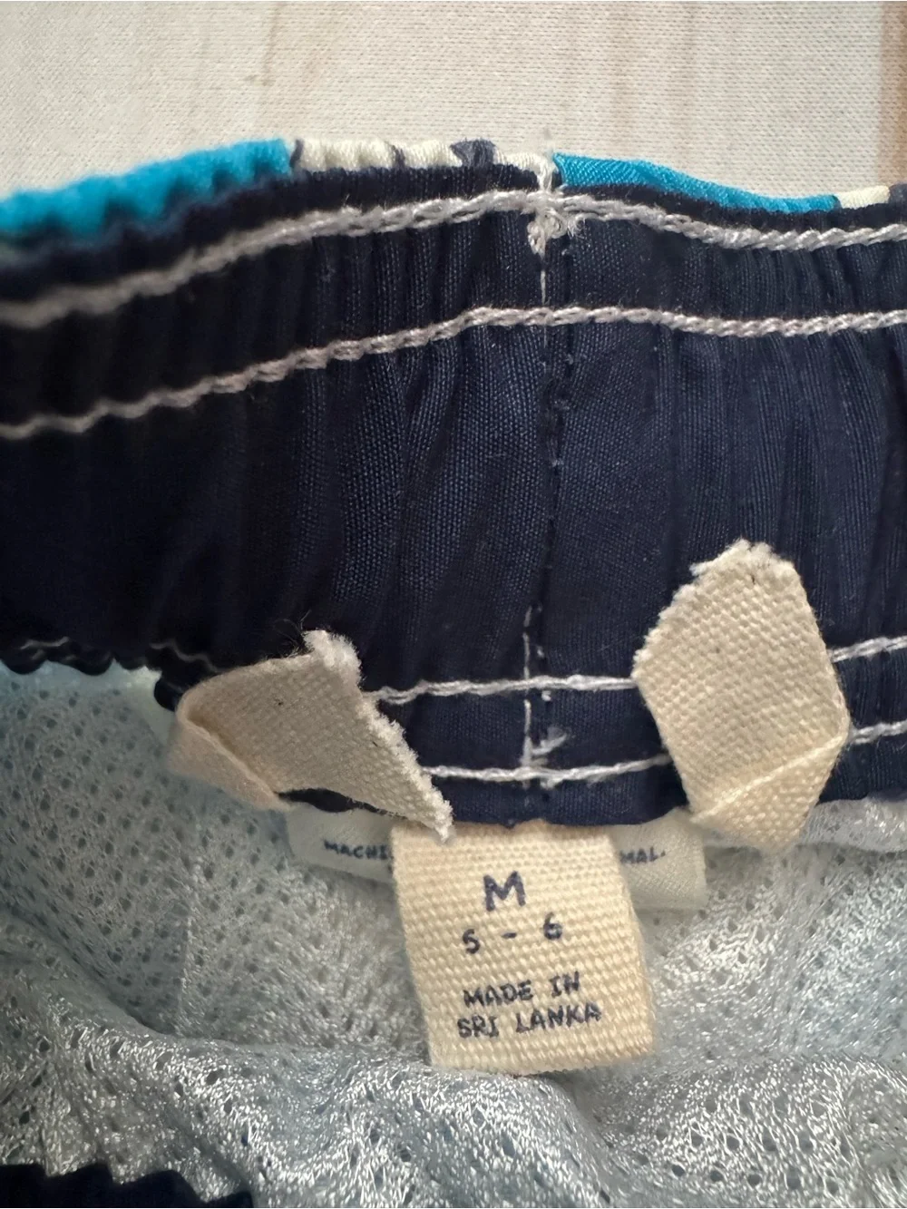 Lands End Shark Swim Trunks
